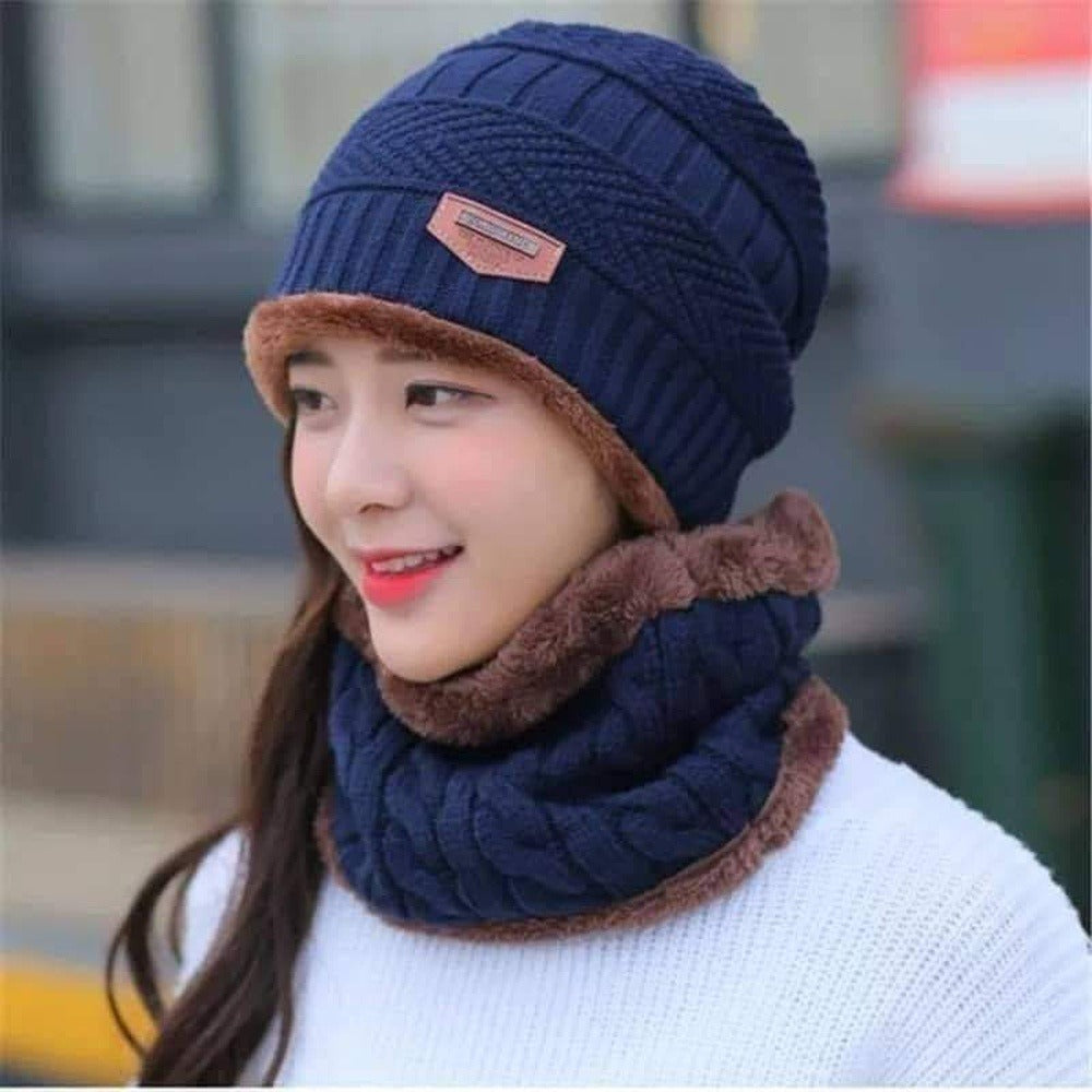 Winter Thermal Wool Cap For Men And Women